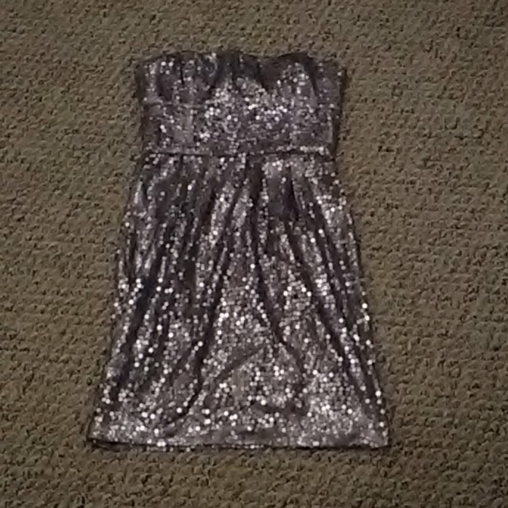 BCBG MAX AZRIA SEQUIN DRESS